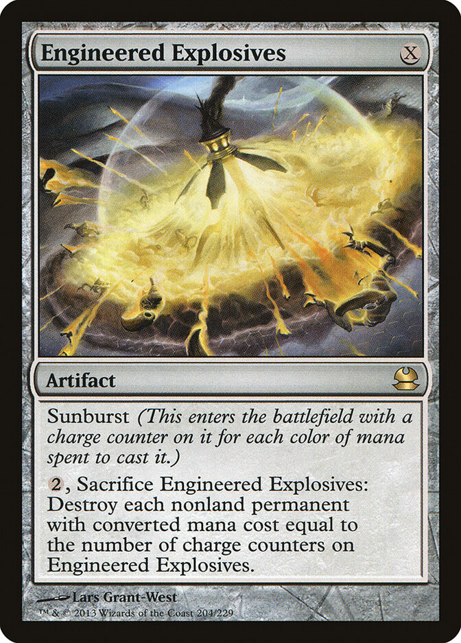 Engineered Explosives card front