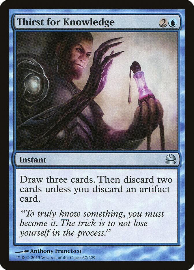 Thirst for Knowledge card front