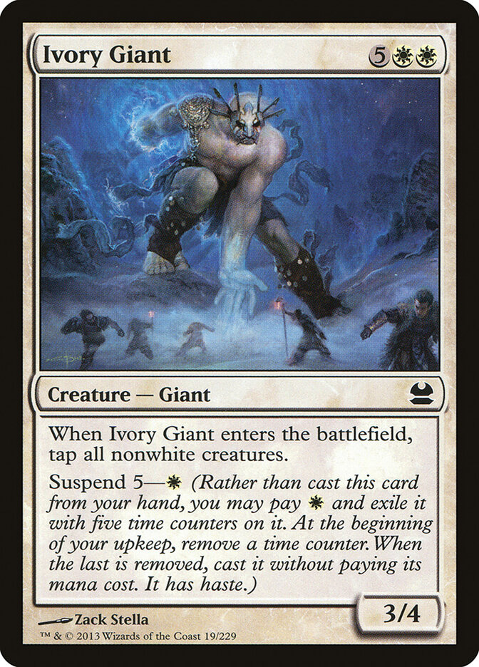 Ivory Giant card front
