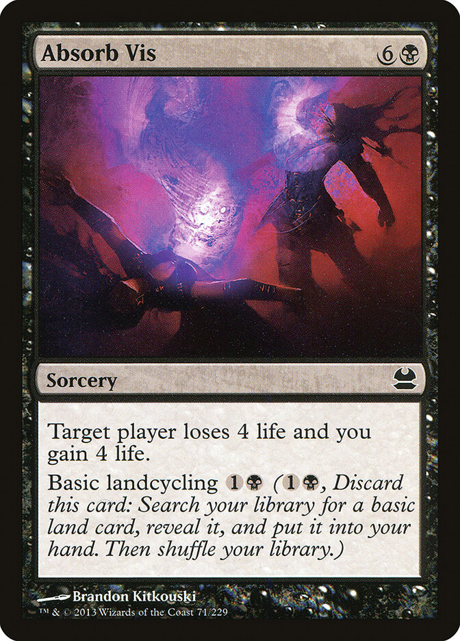 Absorb Vis card front