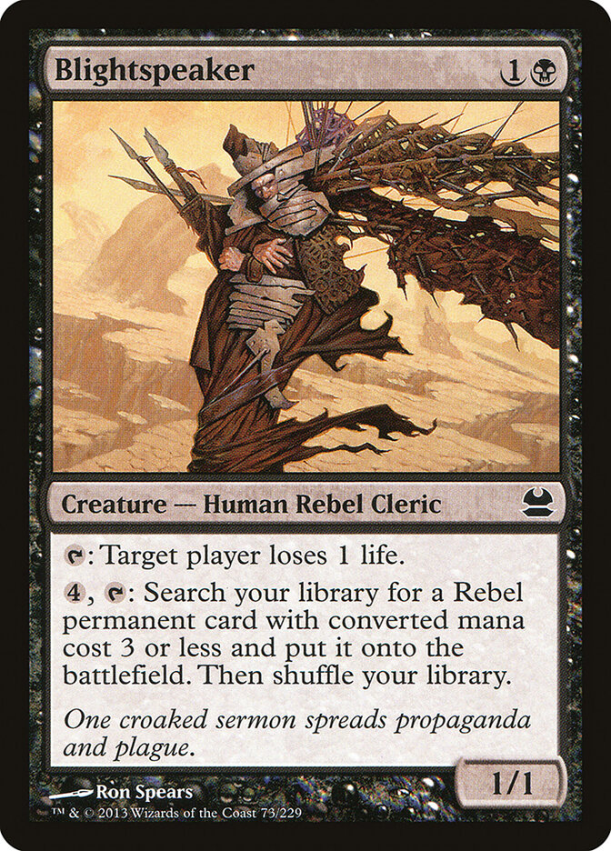 Blightspeaker card front