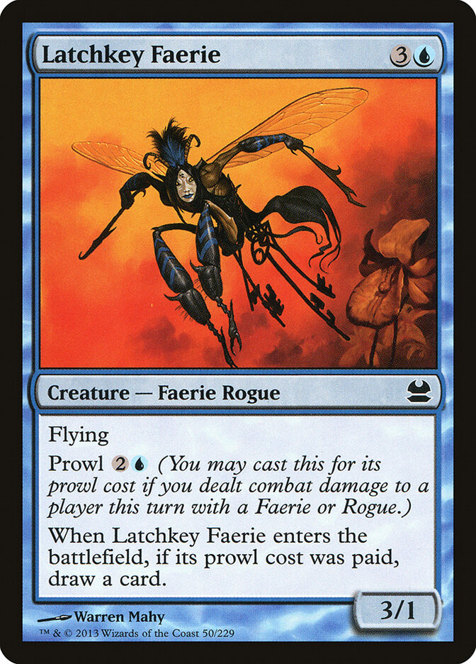 Latchkey Faerie card front