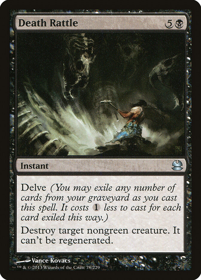 Death Rattle card front