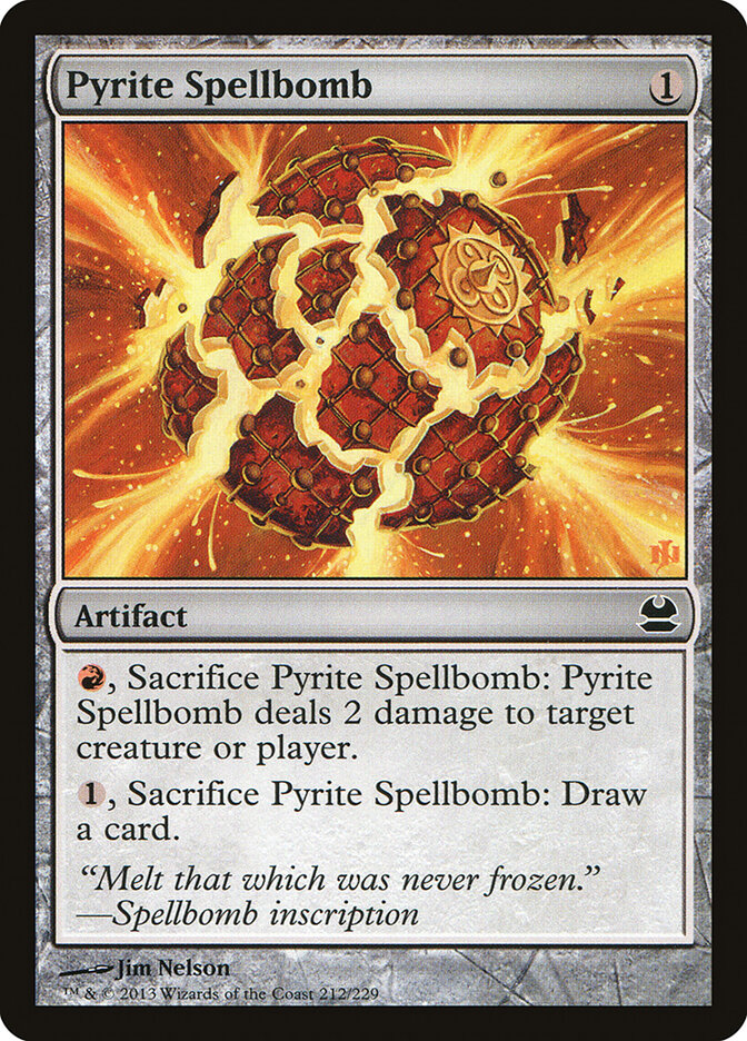 Pyrite Spellbomb card front