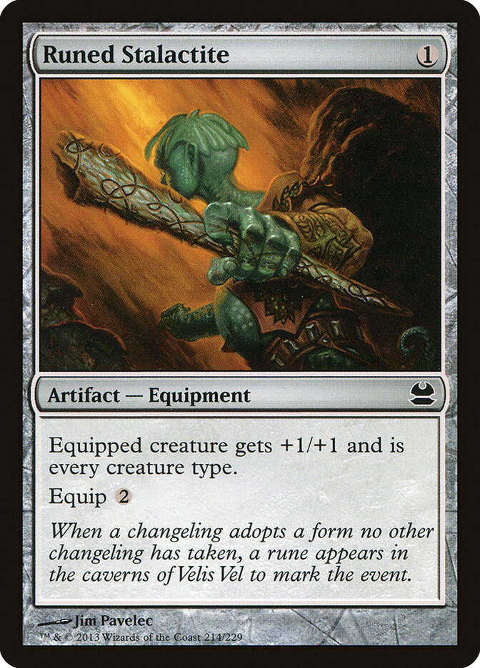 Runed Stalactite card front
