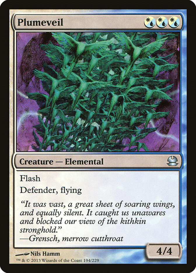 Plumeveil card front