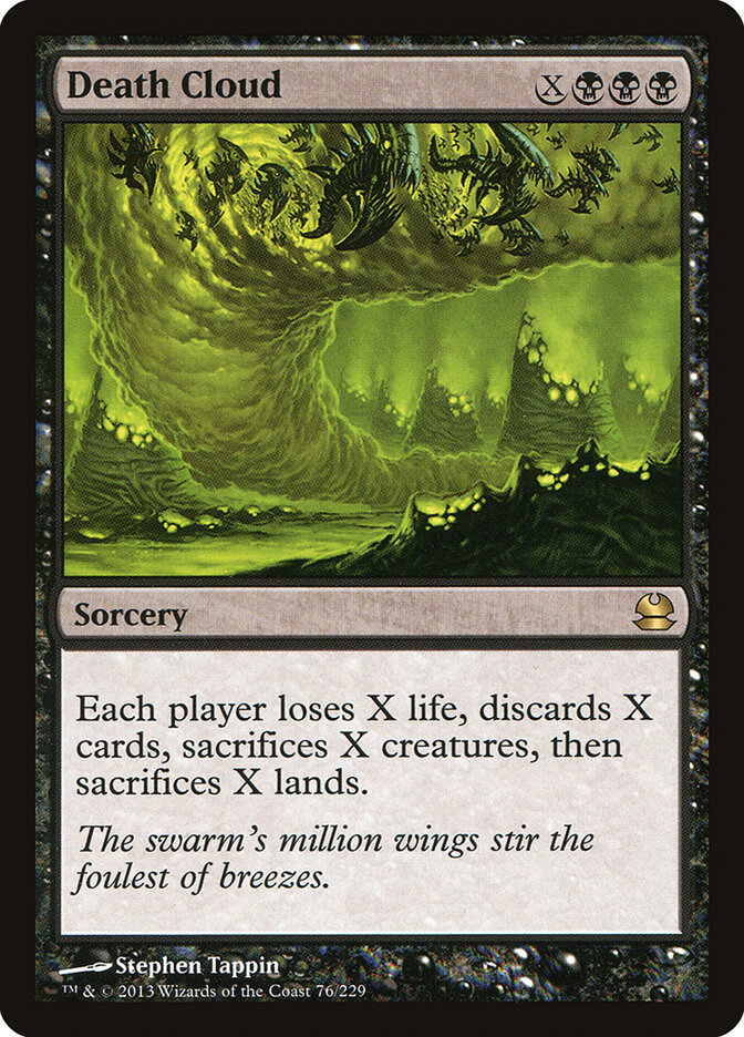 Death Cloud card front