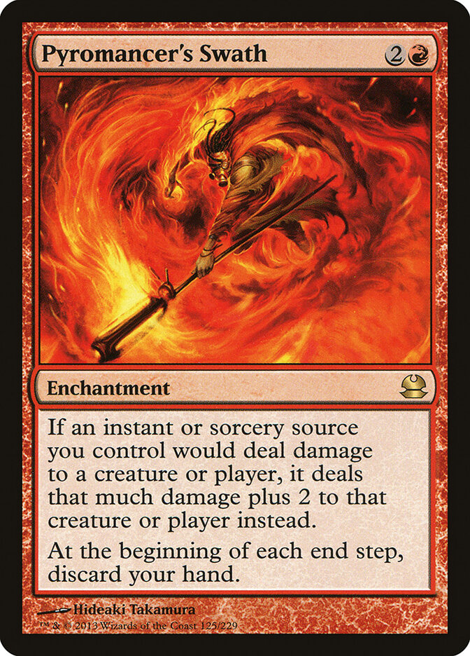 Pyromancer's Swath card front
