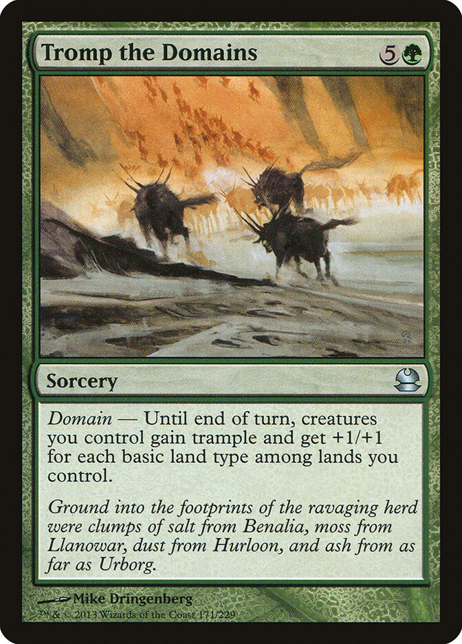 Tromp the Domains card front