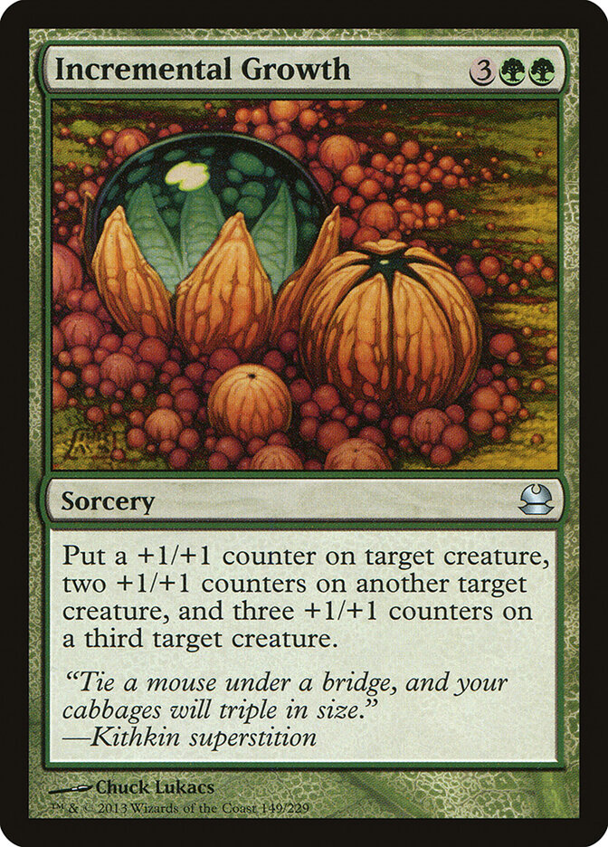 Incremental Growth card front