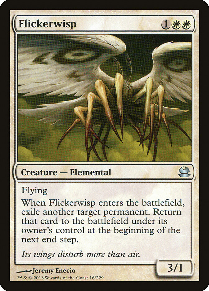 Flickerwisp card front