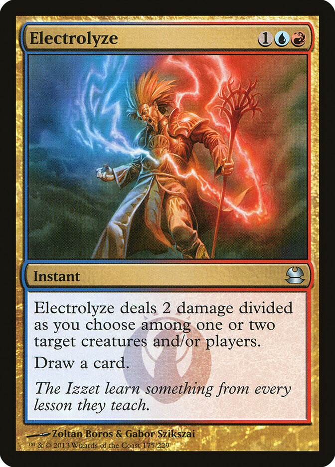 Electrolyze card front