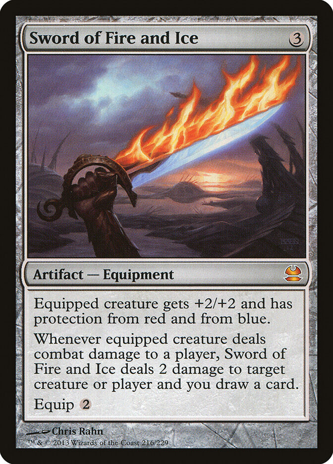 Sword of Fire and Ice card front