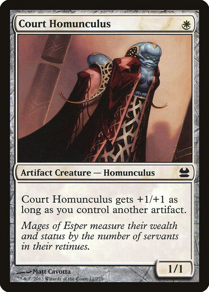 Court Homunculus card front