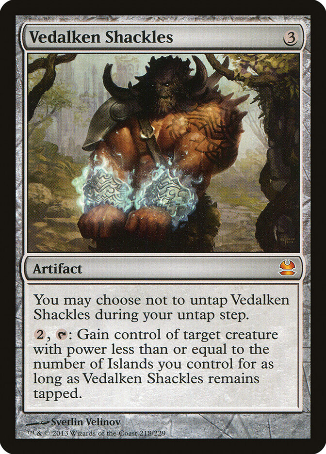 Vedalken Shackles card front