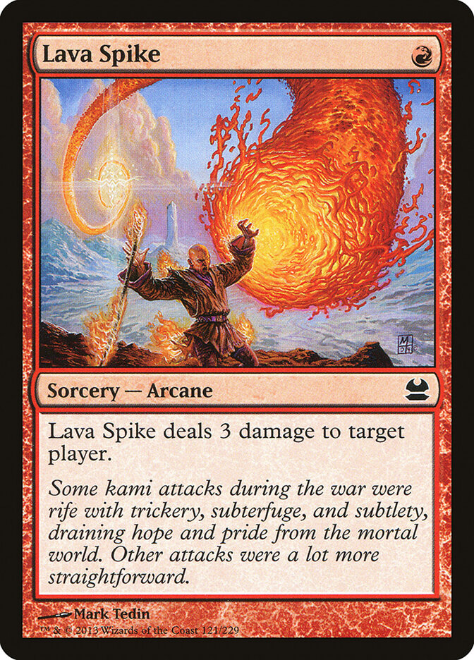 Lava Spike card front