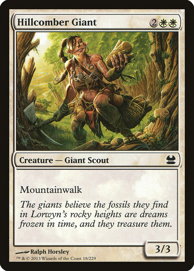 Hillcomber Giant card front