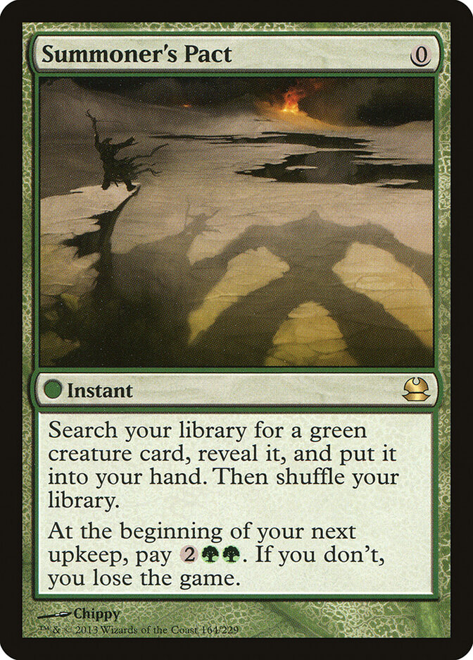 Summoner's Pact card front