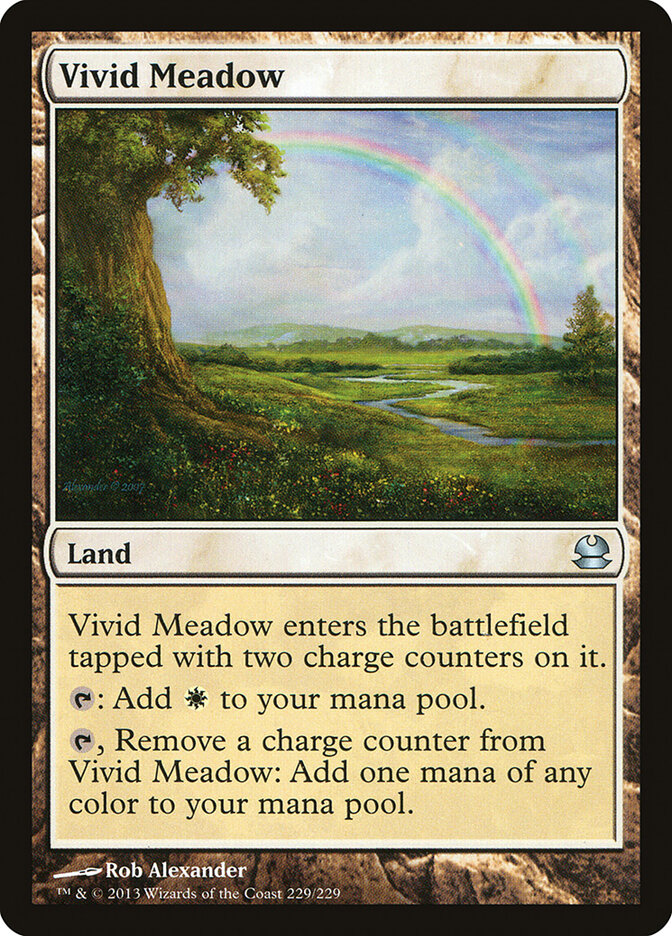 Vivid Meadow card front