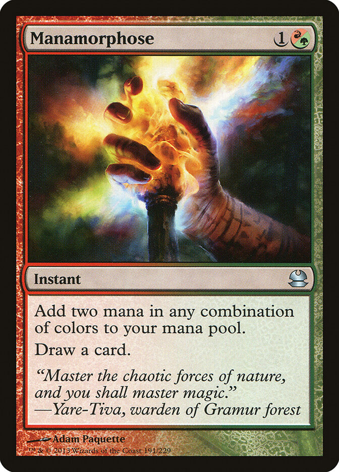 Manamorphose card front