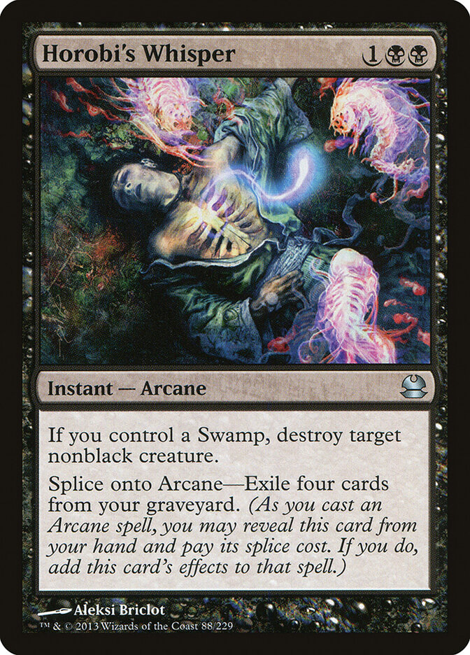 Horobi's Whisper card front