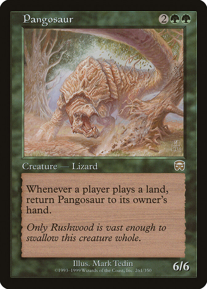 Pangosaur card front