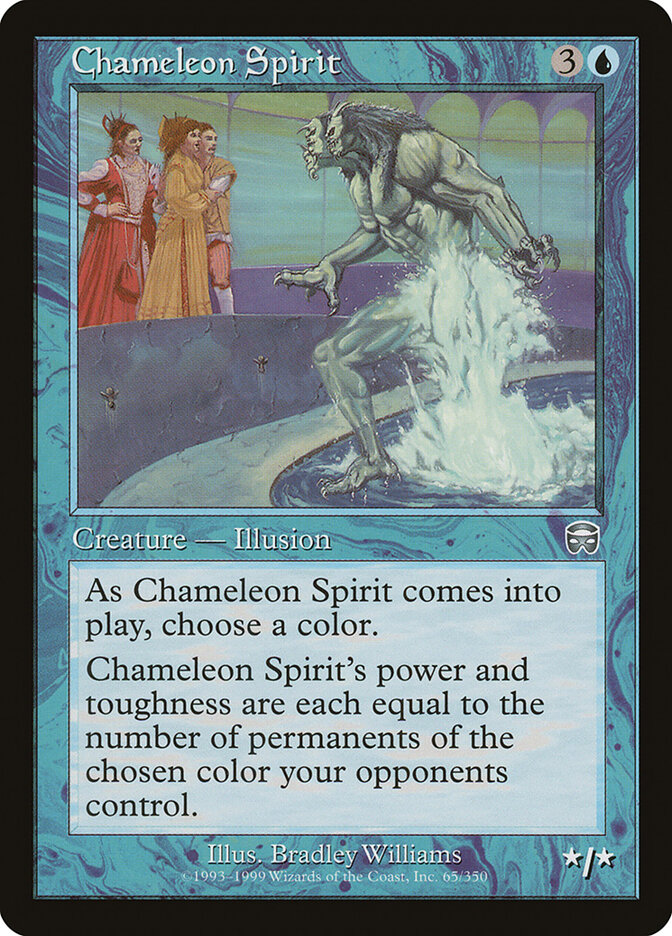 Chameleon Spirit card front