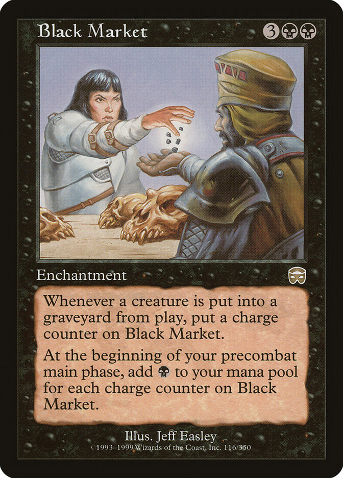 Black Market card front
