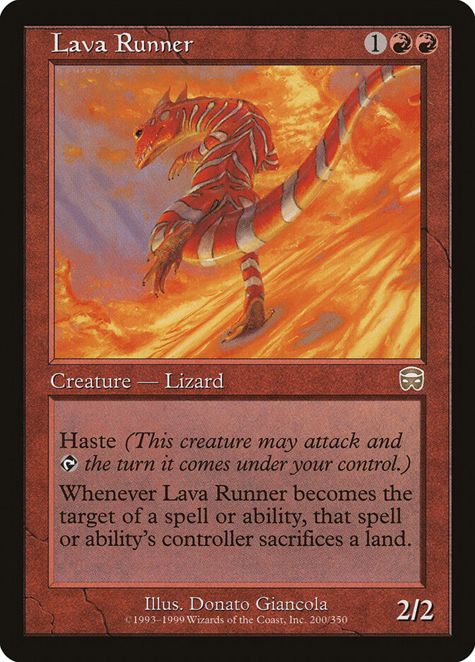 Lava Runner card front