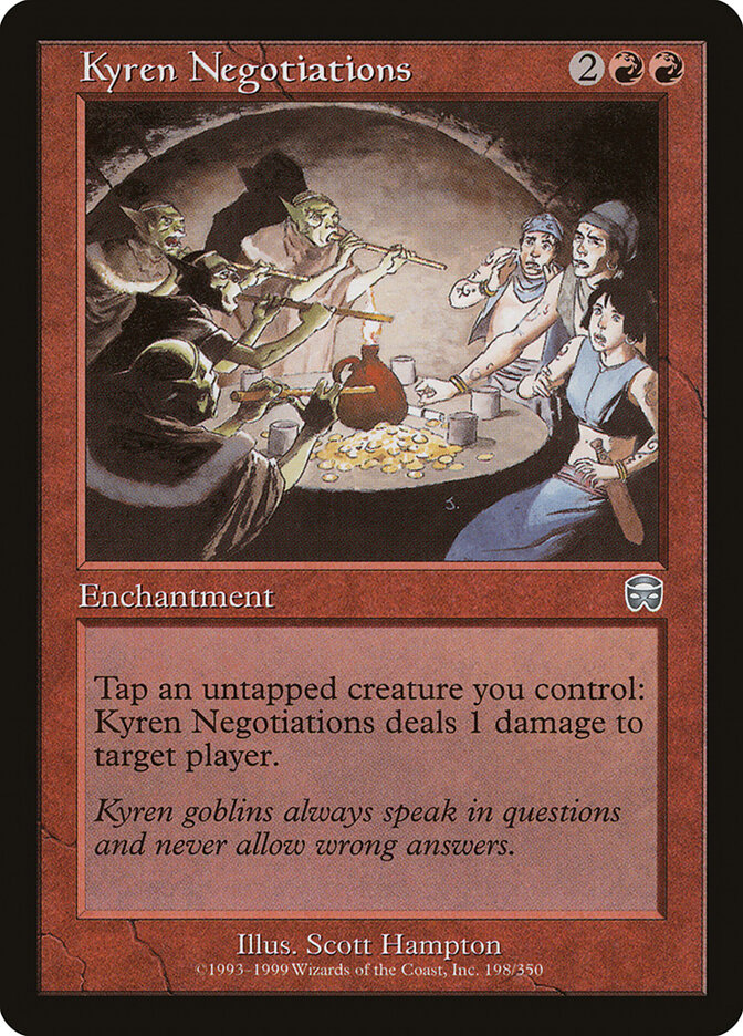Kyren Negotiations card front