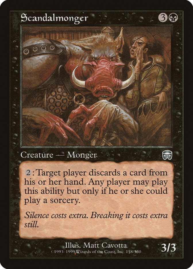 Scandalmonger card front