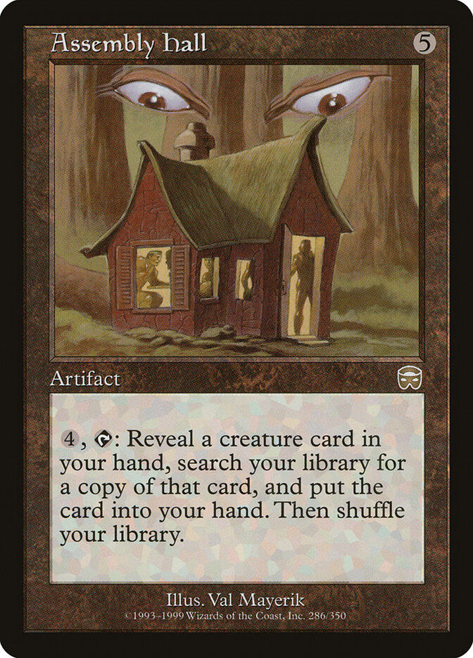 Assembly Hall card front