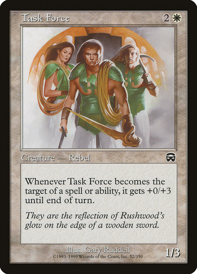Task Force card front