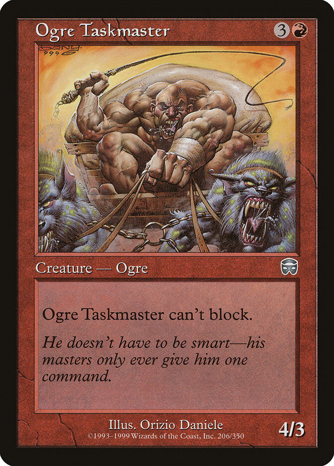 Ogre Taskmaster card front
