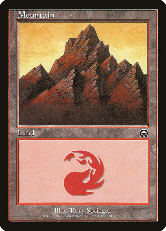 Mountain card front