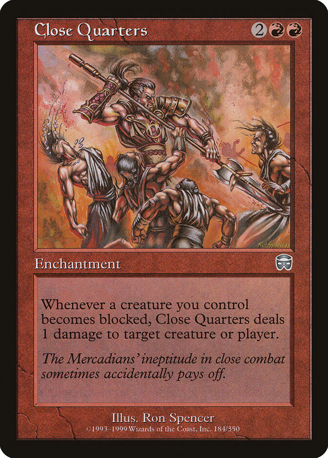 Close Quarters card front