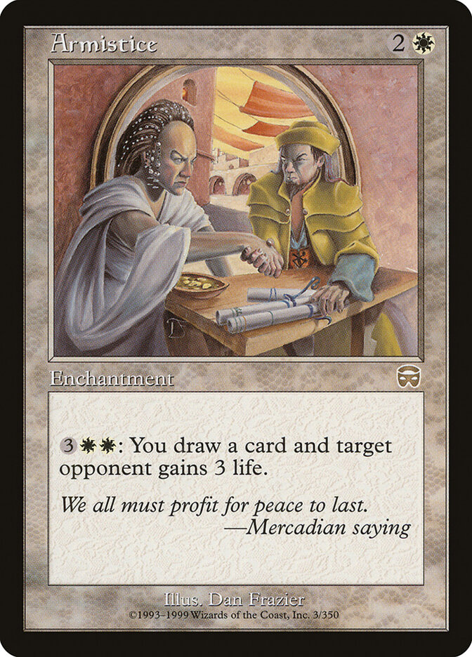 Armistice card front