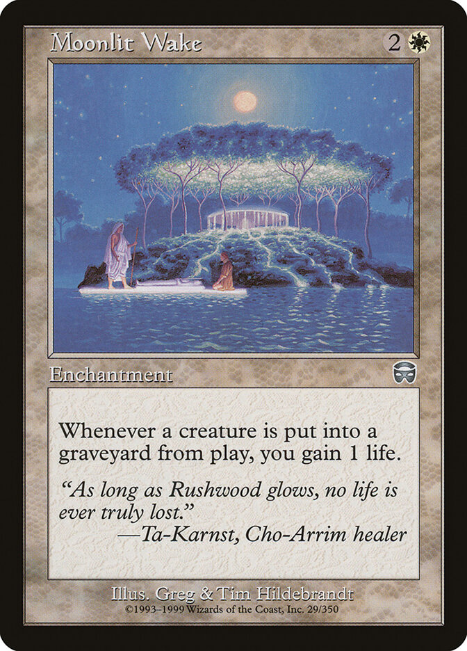 Moonlit Wake card front