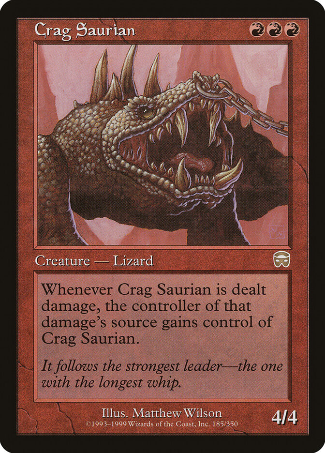 Crag Saurian card front