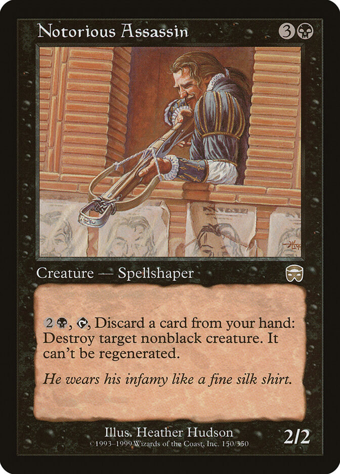 Notorious Assassin card front