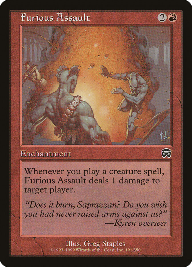 Furious Assault card front