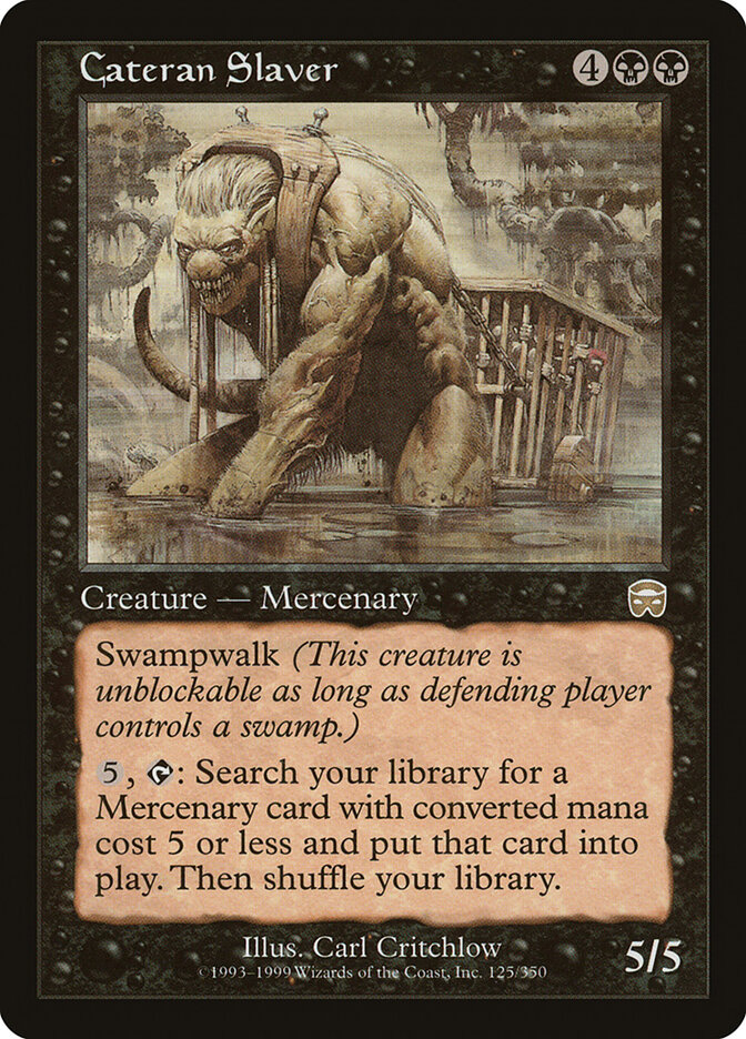Cateran Slaver card front