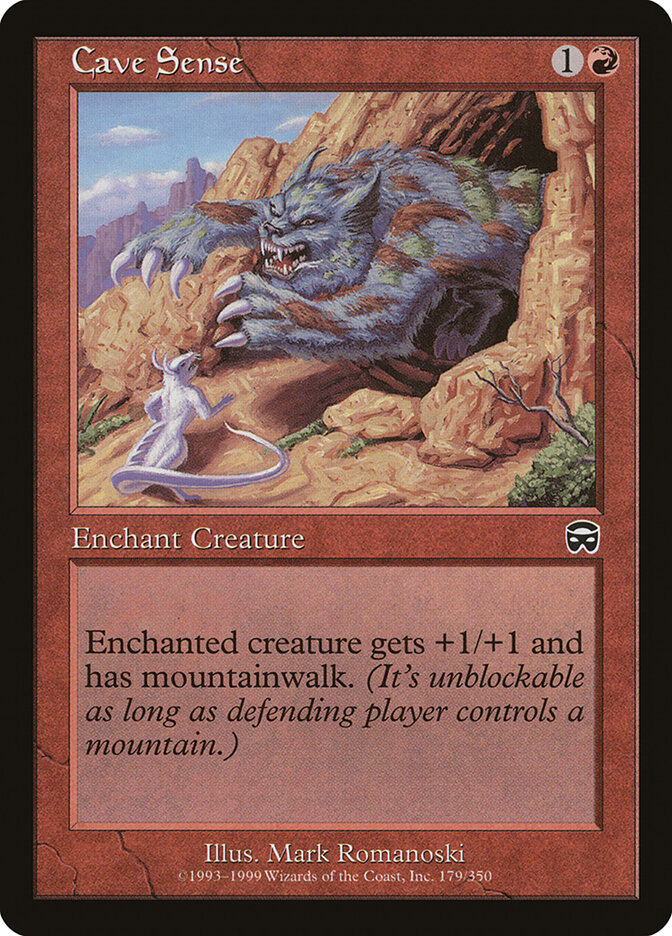 Cave Sense card front