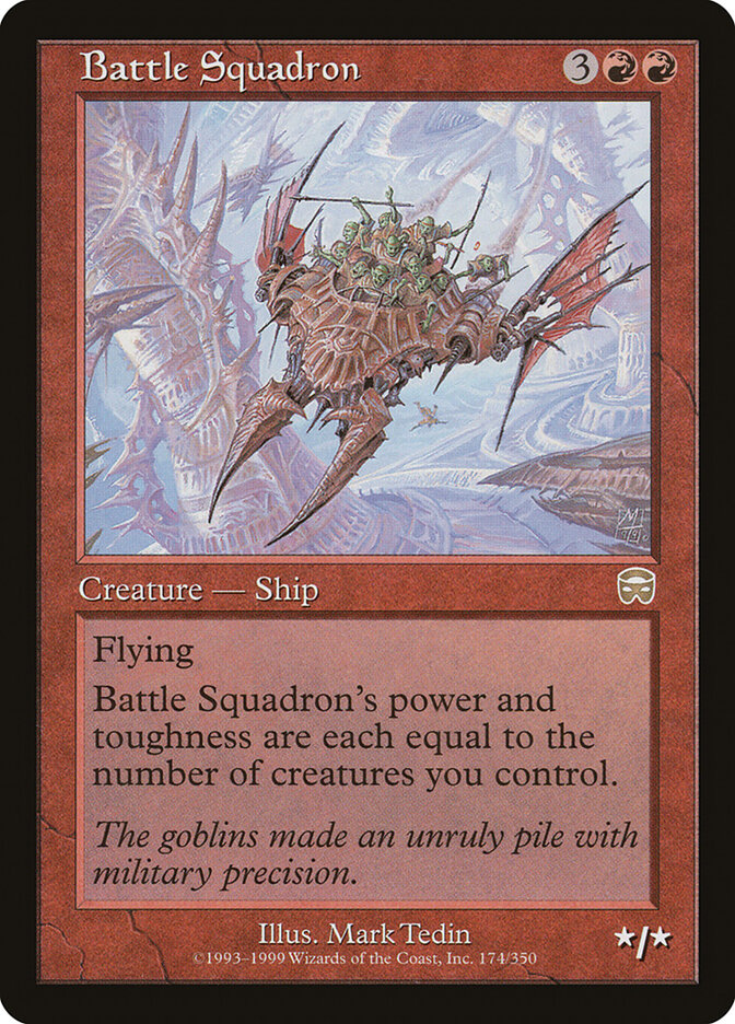 Battle Squadron card front