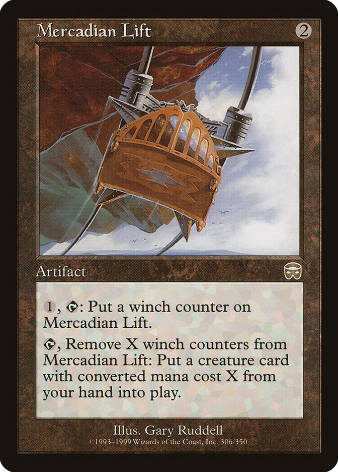 Mercadian Lift card front