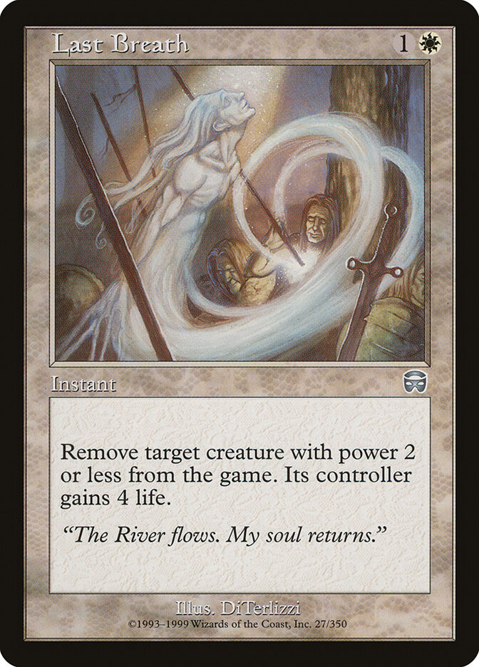 Last Breath card front