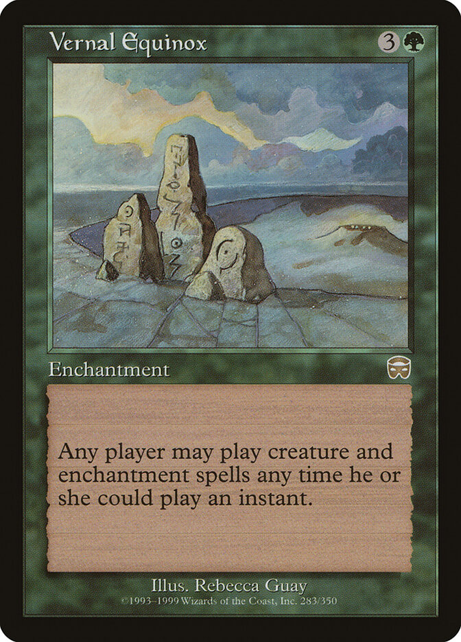 Vernal Equinox card front