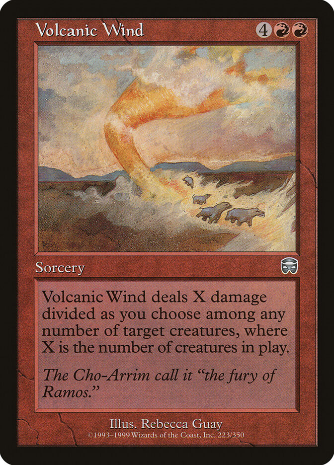 Volcanic Wind card front