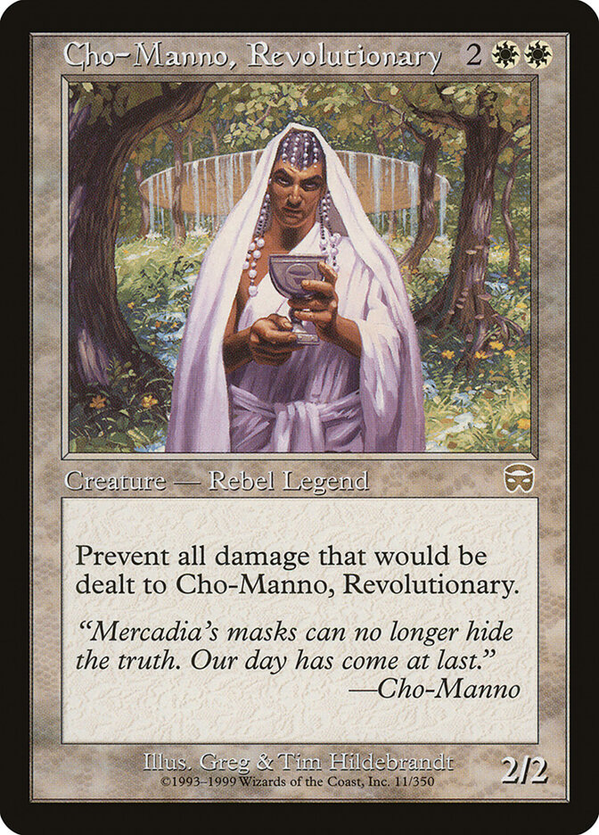 Cho-Manno, Revolutionary card front