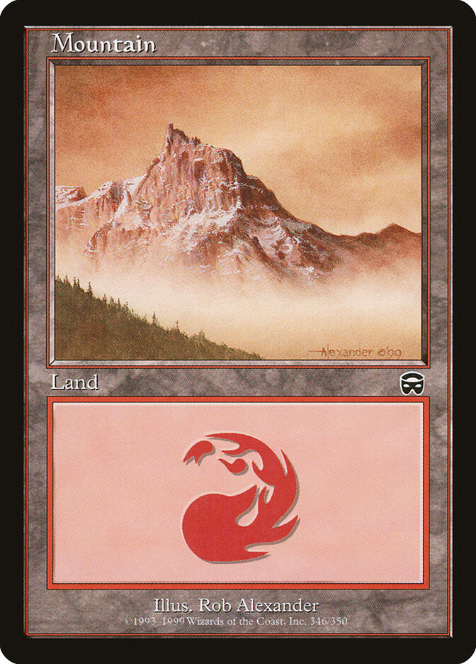 Mountain card front